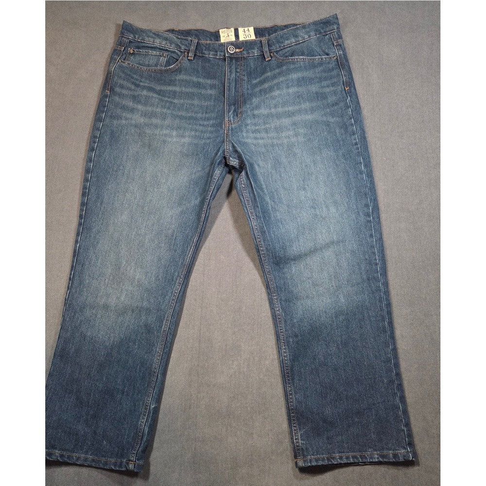 Red Head Brand Co. Jeans Mens 44x30 Blue Straight Leg Stretch Denim